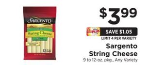 ShopRite String cheese offer