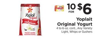 ShopRite Original yogurt offer