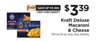ShopRite Deluxe macaroni & cheese offer