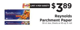 ShopRite Parchment paper offer