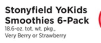 ShopRite Yokids smoothies 6-pack offer