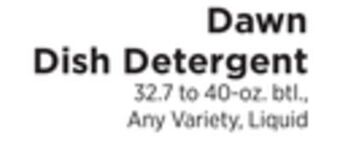 ShopRite Dish detergent offer