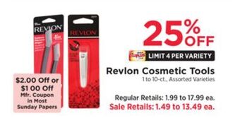 ShopRite Cosmetic tools offer