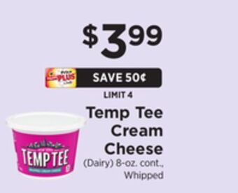 ShopRite Cream cheese offer