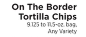 ShopRite Tortilla chips offer
