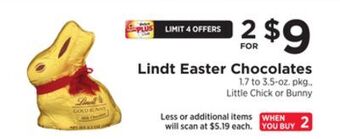 ShopRite Easter chocolates offer