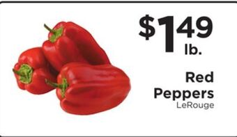 ShopRite Red peppers offer