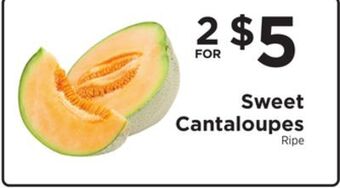 ShopRite Sweet cantaloupes offer