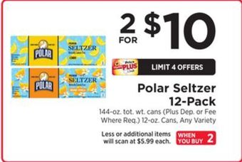 ShopRite Seltzer 12-pack offer