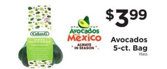 ShopRite Avocados 5-ct. bag offer