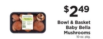 ShopRite Baby bella mushrooms offer