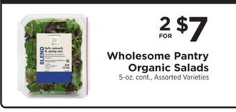 ShopRite Organic salads offer
