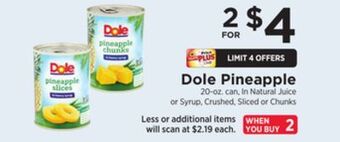 ShopRite Pineapple offer