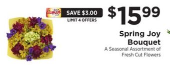 ShopRite Spring joy bouquet offer