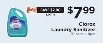 ShopRite Laundry sanitizer offer