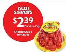 Aldi Cherub grape tomatoes offer