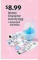 Aldi Disney character activity egg offer