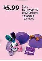 Aldi Zuru bunnycorns or smashers offer
