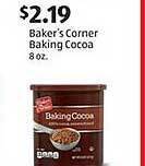 Aldi Baker's corner baking cocoa offer