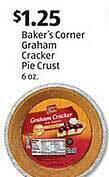 Aldi Baker's corner graham cracker pie crust offer