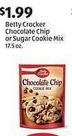 Aldi Betty crocker chocolate chip or sugar cookie mix offer
