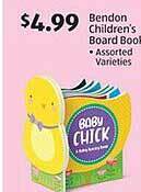 Aldi Bendon children's board book offer