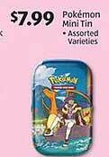 Aldi Pokemon mini tin offer