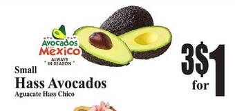 Baja Ranch Small hass avocados offer