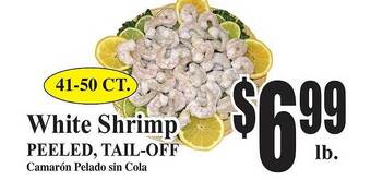Baja Ranch White shrimp offer
