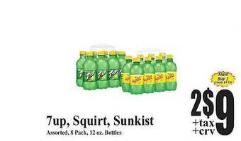 Baja Ranch 7up, squirt, sunkist offer