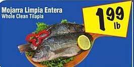 El Super Whole clean tilapia offer