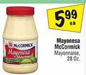 El Super Mccormick mayonnaise offer