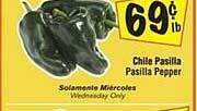 El Super Chile pasilla pasilla pepper offer