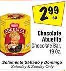 El Super Chocolate bar offer