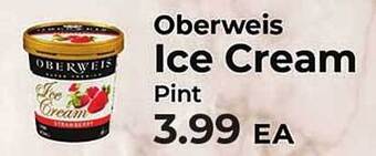 Sunset Foods Oberweis ice cream offer