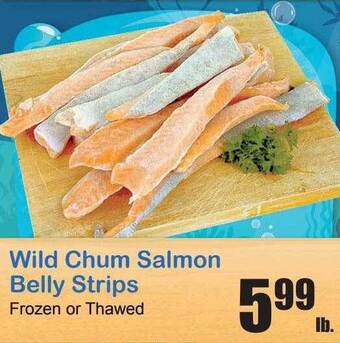 Times Supermarkets Wild chum salmon belly strips offer