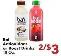 Fairplay Bai antioxidant or boost drinks offer