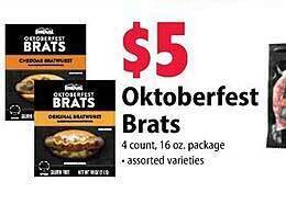 Fiesta Mart Oktoberfest brats offer