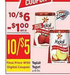 Hy-Vee Yoplait yogurt offer