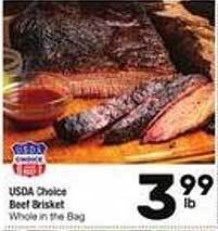 Albertsons Usda choice beef brisket offer