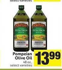 Lucky Supermarkets Pompeian olive oil offer