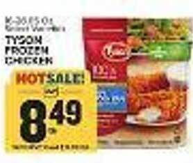 Food Lion Tyson frozen chicken offer