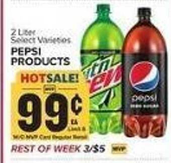 Food Lion Pepsi products offer
