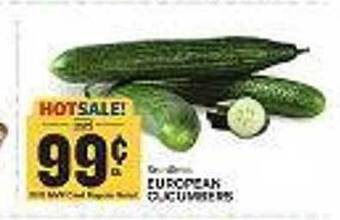 Food Lion European cucumbers offer