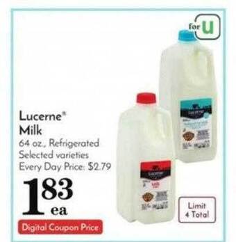 Pavilions Lucerne milk offer