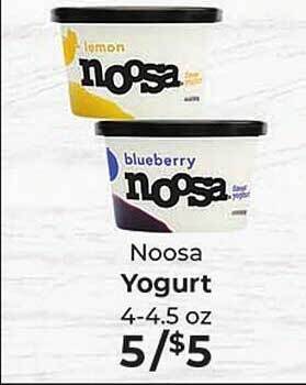 Sunset Foods Noosa yogurt offer