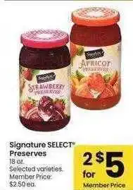 Safeway Signature select preserves offer