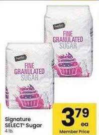 Safeway Signature select sugar offer