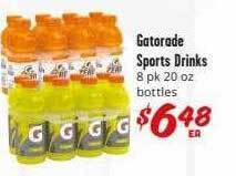 Brookshire Brothers Gatorade sports drinks offer
