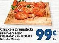 Vallarta Supermarkets Chicken drumsticks offer